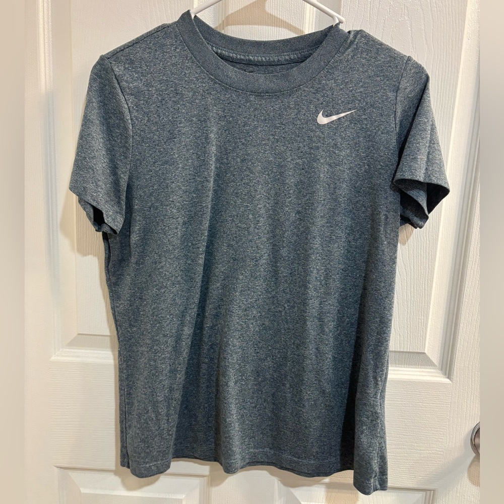 The Nike Tee, Dry Fit, Blue, Size L